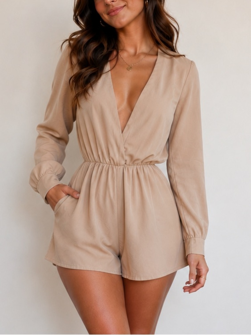 Danity Hooligan Light Pink Spring/Summer Romper – Medium – NWT